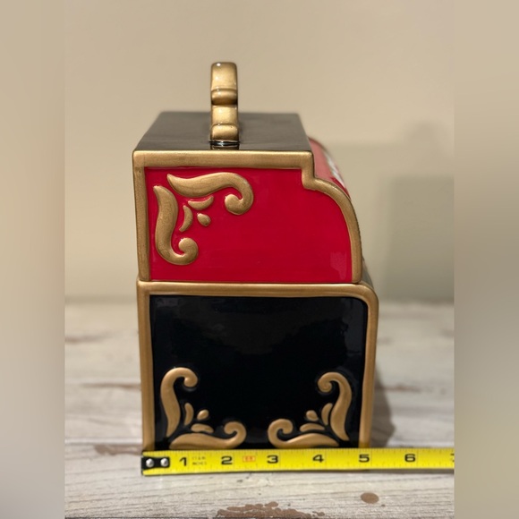 Vintage Fitz & Floyd Game Night Ceramic Cookie Jar - Picture 5 of 8